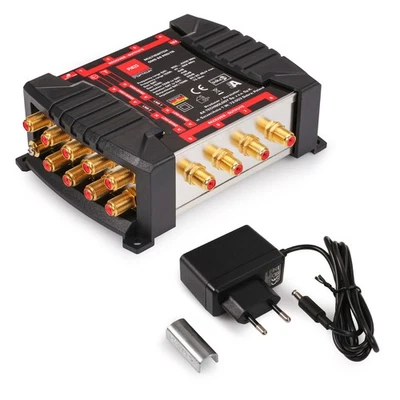 RED OPTICUM OMS 9-8 PRO TR - 8 Teilnehmer - Sat Verteiler 2 Satelliten - Bild 1 von 4