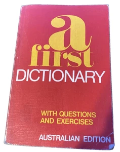 A First Dictionary with Questions and Exercises : Australian Edition 1978 - Picture 1 of 5