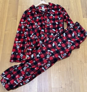 Set Pigiama Donna Disney Natale Topolino TG LRG L ACCOGLIENTE Camicia/Pantaloni 2832 - Foto 1 di 12