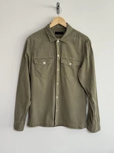 Allsaints “Spotter” Shirt/Overshirt /Shacket Olive Green Medium - Picture 1 of 13