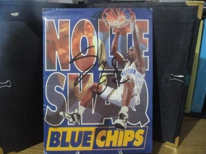 SHAQ (SHAQUILLE) ONEAL AUTOGRAPHED/SIGNED BLUE CHIPS MOVIE PROMO PRESS FOLDER - Picture 1 of 8