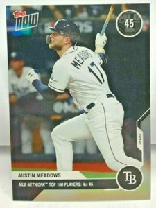 Austin Meadows 2020 Topps Now MLB Network's Top 100 #MN45 - RAYS 45  SP /491