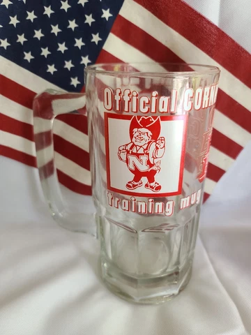 VTG University of Nebraska Cornhuskers Herbie Husker Mascot XL BEER Glass Cover