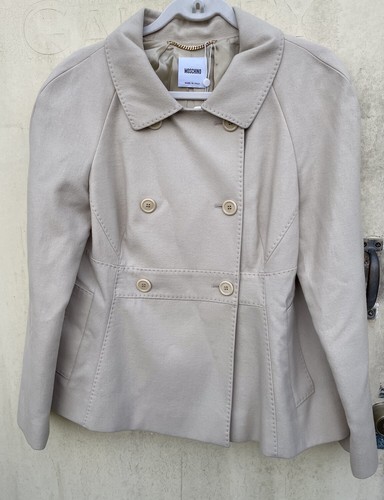 Cappellino Trench Vintage anni '90 Moschino Marrone Made In Italy Donna