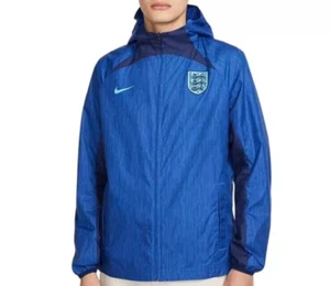 Nike England AWF Pre-Match Full Zip Soccer Jacket Blue DN1077-480 Men's Size XL - Picture 1 of 9