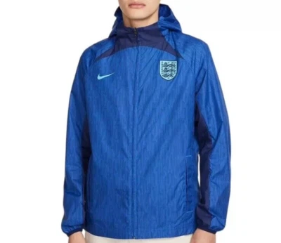 Nike England AWF Pre-Match Full Zip Soccer Jacket Blue DN1077-480 Men's Size XL - Image 1 of 4