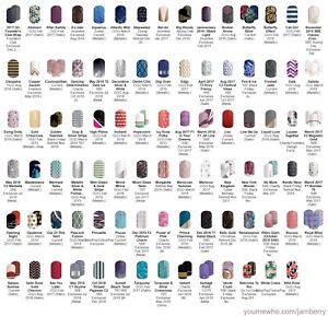 Jamberry Metallic Nail Wrap Half Sheets ~ retired exclusives ~ free shipping!