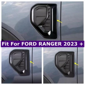 Cubierta de persiana de ventana trasera negra para Ford Ranger 2023 2024 - Imagen 1 de 18