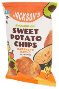 Jackson's Habanero Nacho Sweet Potato Chips in Avocado Oil 5 oz - Picture 1 of 1