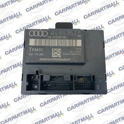 2006 2007 Audi A6 Quattro Rear Left Back Side Door Control Module 4F0959795E OEM - Image 1 of 4