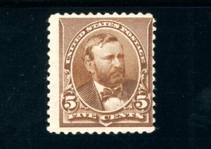 USAstamps Unused F US 1890 Regular Issue Grant Scott 223 OG MLH - Picture 1 of 2