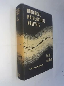 NUMERICAL MATHEMATICAL ANALYSIS - SCARBOROUGH - JOHNS HOPKINS - 1962 - Picture 1 of 1