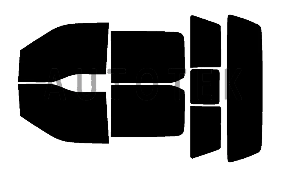 Película de ventana precortada en todos los lados cualquier tono % para Ford F350 doble cabina 2017-2025 Foto 1 de 4