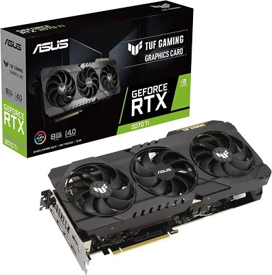 ASUS TUF GeForce RTX 3070 TI V2 OC Edition 8GB Gaming Graphics Card  - Immagine 1 di 4