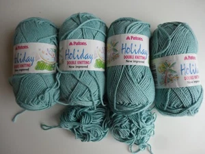 200g + PATONS HOLIDAY DK YARN 50% COTTON 50% ACRYLIC COLOUR 2138 DYE 15269 - Picture 1 of 3