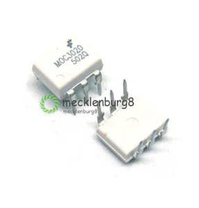 5PCS MOC3020 Optoisolators Transistor Output FAIRCHILD DIP-6 NEW - Bild 1 von 4