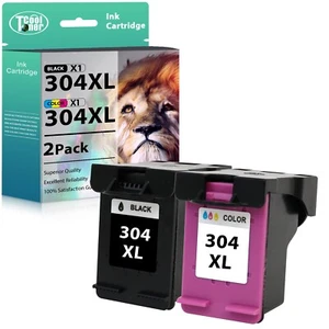 2 pack Druckerpatronen für HP 304 XL Deskjet 2630 3720 2600 2620 Envy 5032 All-l - Bild 1 von 2