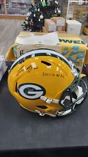 SIGNED AUTO INSCRIBED DARNELL SAVAGE PACKERS SPEED FULL SIZE HELMET JSA COA
