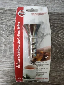 NoPro Deluxe Citrus Juice Extractor Stainless Steel Twist In Fruit Model # 5021 - Picture 1 of 1