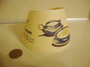 Vintage RARO Publicidad Botella de Leche Collar de Papel Mesa Crema Tazón de Cereal! - Imagen 1 de 4