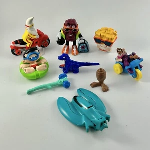 Lote De 9 Juguetes De Comida Para Niños De Colección CA Raisin Hardee’s Picapiedra Hot Wheels McDonald’s - Imagen 1 de 24