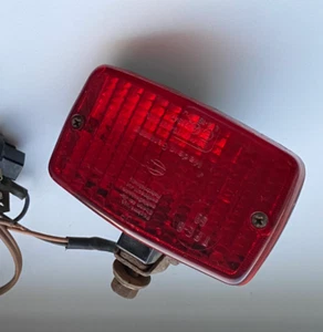 Vintage HELLA rear fog lamp K8465 with light switch Porsche Mercedes - Picture 1 of 9