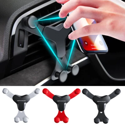 Gravity Car Mount Air Vent Phone Holder for Samsung iphone Android LG Cell Phone - Image 1 of 4