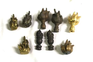 Acabados de lámpara, diseño mixto, bronce macizo - Imagen 1 de 7