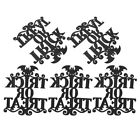 5X Bat Letter Decor Party Ornament Door Pendant Party Supplies Felt Modern Dxs