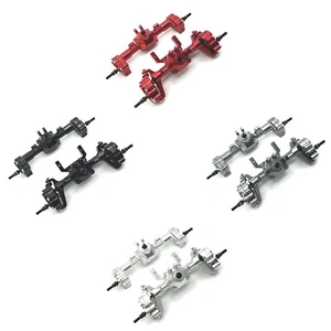 Aluminum CNC Front Rear Portal Axle Assembly For FMS 1/24 FCX24 RC Crawler car - Picture 1 of 25