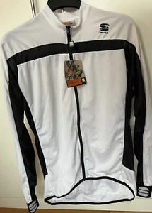 Sportful Pista Long Sleeve Jersey Size XXL, Black And White - Picture 1 of 5