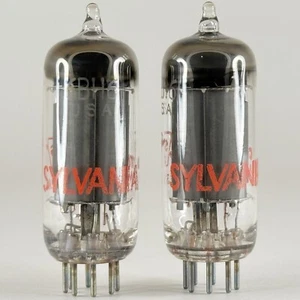 Tested Matched Pair Sylvania 6BH6 Tubes Date Codes cm AWM Sharp Cutoff Pentode - Picture 1 of 3