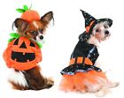 Halloween Pumpkin or Witch Costume for Dogs - XS - S -  M - Trick or Treat