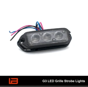 2PCS UNIT SIGNAL T3 Single Color 3 LED Surface Mount 9W 12-24V - Picture 1 of 4