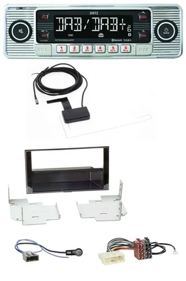 Dietz Bluetooth USB MP3 DAB Autoradio für Nissan Micra (2013-2017) piano - Bild 1 von 4