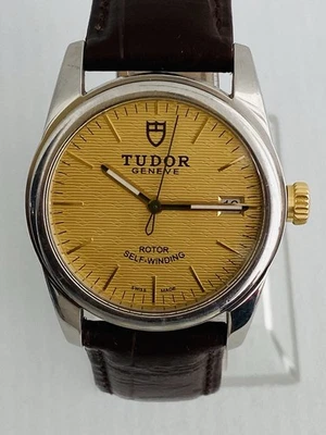 Tudor Geneve 55000 automatic men’s watch, 36mm, 18k gold  - image 1 of 4