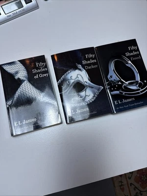 Fifty 50 Shades of Grey Book Trilogy 1-3 Set by E L James- Good - Fast Shipping - Image 1 of 3