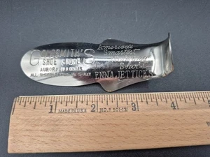 Vintage Schuhlöffel aus Metall, Goldschmiede Schuhgeschäft - Bild 1 von 3