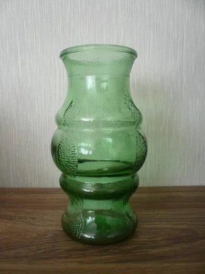 Tischdeko Blumenvase Tischvase Glasvase Vase Dekovase grün - Bild 1 von 4