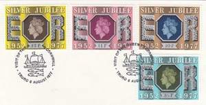 Queen Silver Jubilee Visit GB Used Truro Cornwall 1977 ON PIECE (148225) - Picture 1 of 1