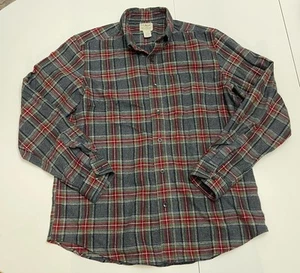 LL BEAN Hemd Herren M Signature Flanell kariert Knopfleiste Baumwolle - Bild 1 von 6