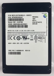 Samsung PM1633a 3.84TB SAS SSD 97% Health EMC branded (~4TB) - Afbeelding 1 van 3