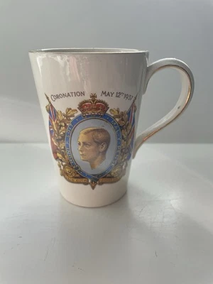 Vintage Lancasters Limited King Edward VIII Coronation Mug  Hanley England - Image 1 of 4