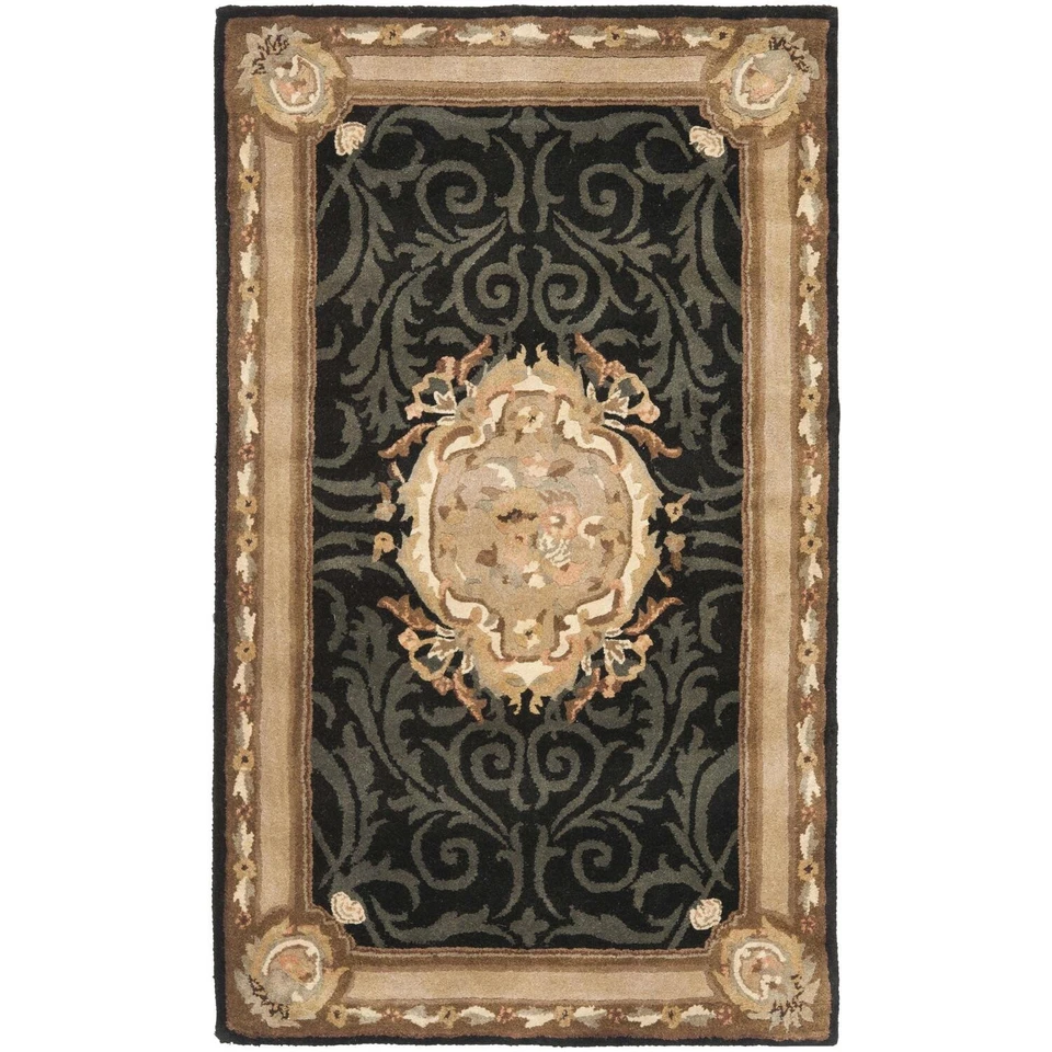 Safavieh Empire Em414b Royal Oriental Area Rug - Black 3 X 5 Ft.
