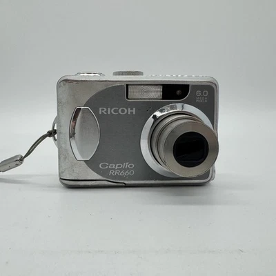 Ricoh Caplio RR660 6.0MP Digital Camera Compact Point & Shoot Tested Working - Image 1 of 4