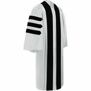 Nueva túnica blanca de lujo del clero para pastor ministro - Imagen 1 de 3