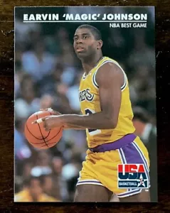 1992 Skybox USA - Earvin "Magic" Johnson - #31 - NBA Best Game - LA Lakers - Picture 1 of 2