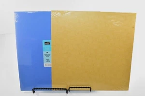 SO SAFFRON DOUBLE SIDED PAPER & BALLET BLUE CARDSTOCK 12" X 12" NEW - Picture 1 of 11
