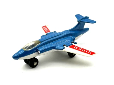 Matchbox Lesney MB2 Jet Blue with White Wings "Viper" Mint in PVC Display Box - Image 1 of 4