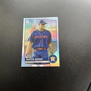 2023 Big League Base Silver Foil SP #213 Hunter Brown RC Houston Astros Rookie - Picture 1 of 2